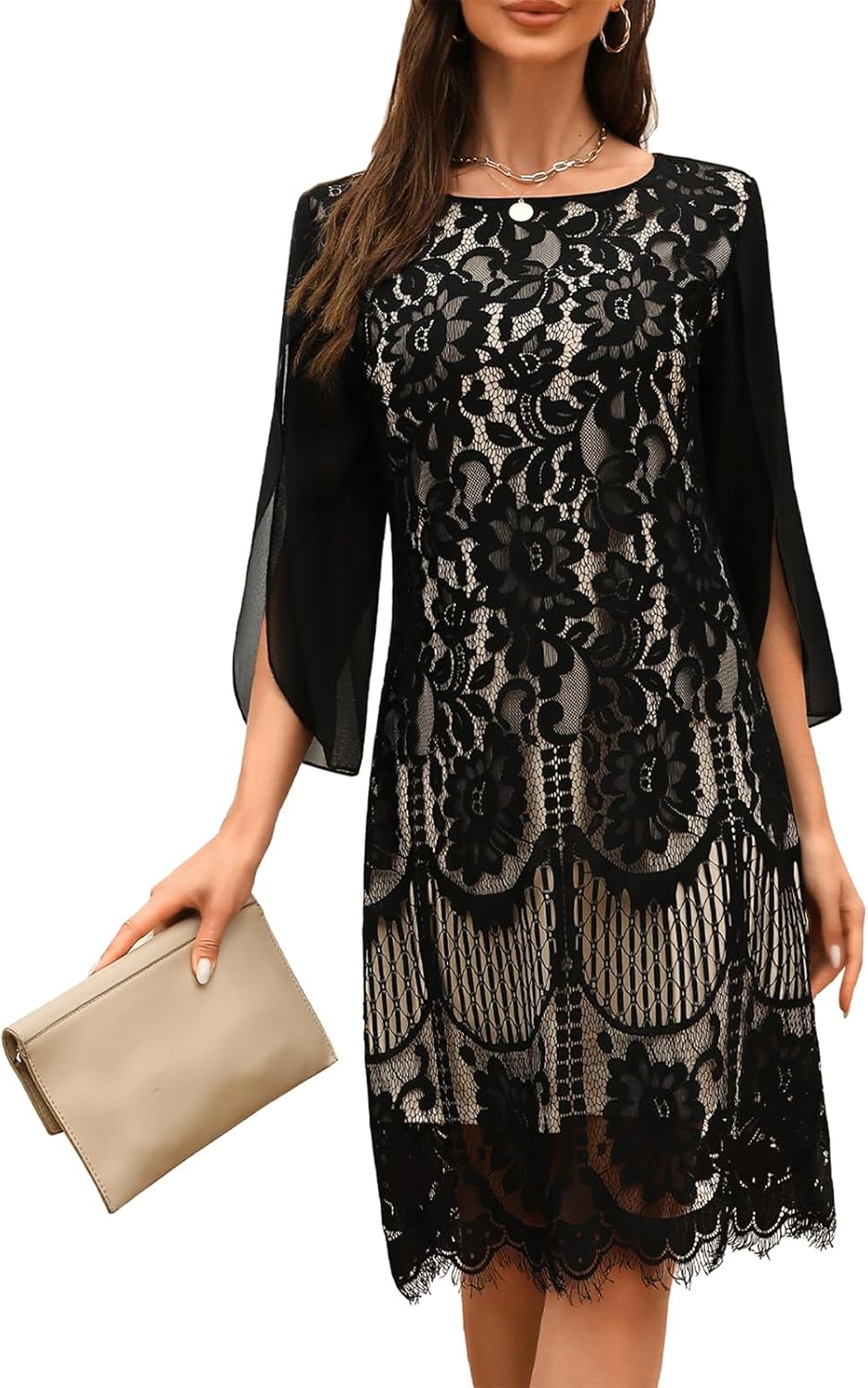 Elegant Wedding Guest Cocktail Dresses for Women by COOAN