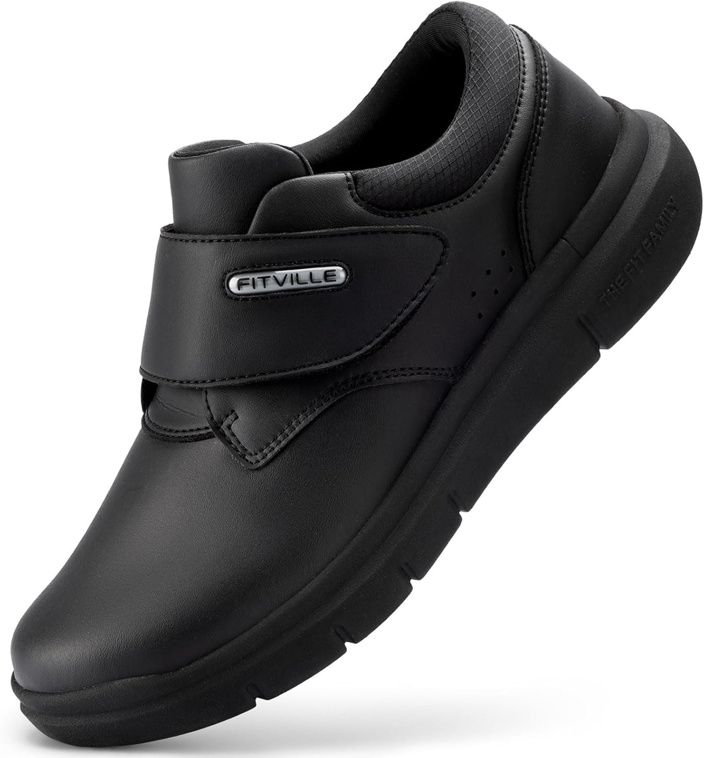 FitVille Diabetic Shoes for Men - Extra Wide Comfortable Sneakers