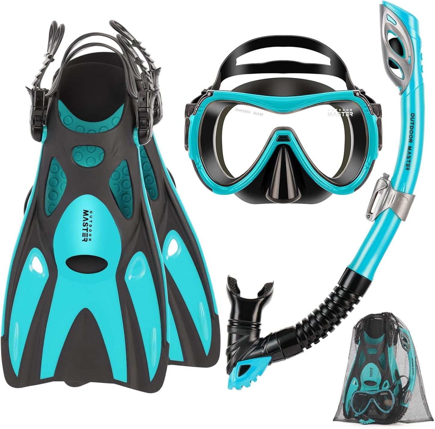 OutdoorMaster Mobula Snorkeling Gear Set for Ultimate Water Fun