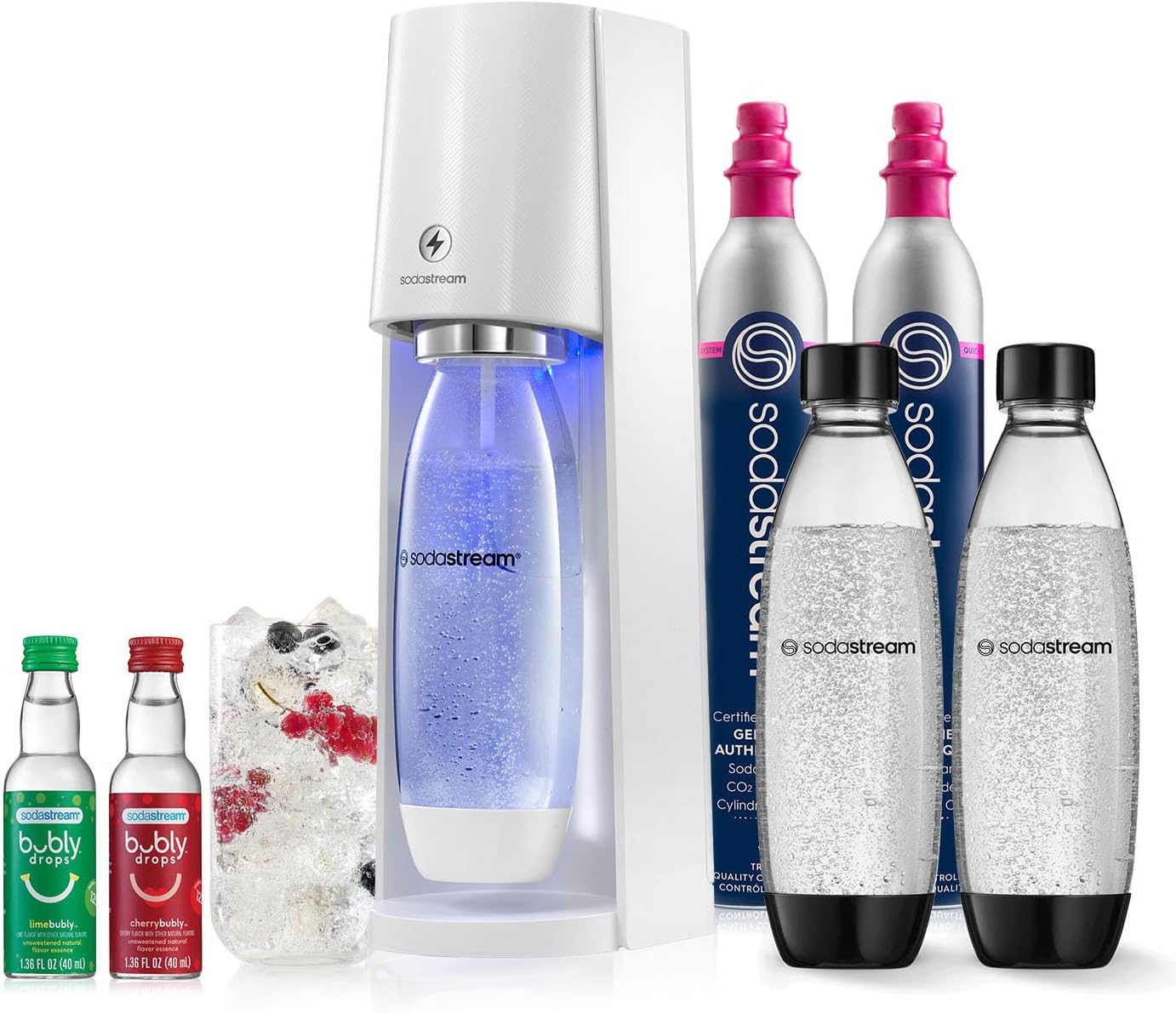 SodaStream E-TERRA Sparkling Water Maker Bundle for Home