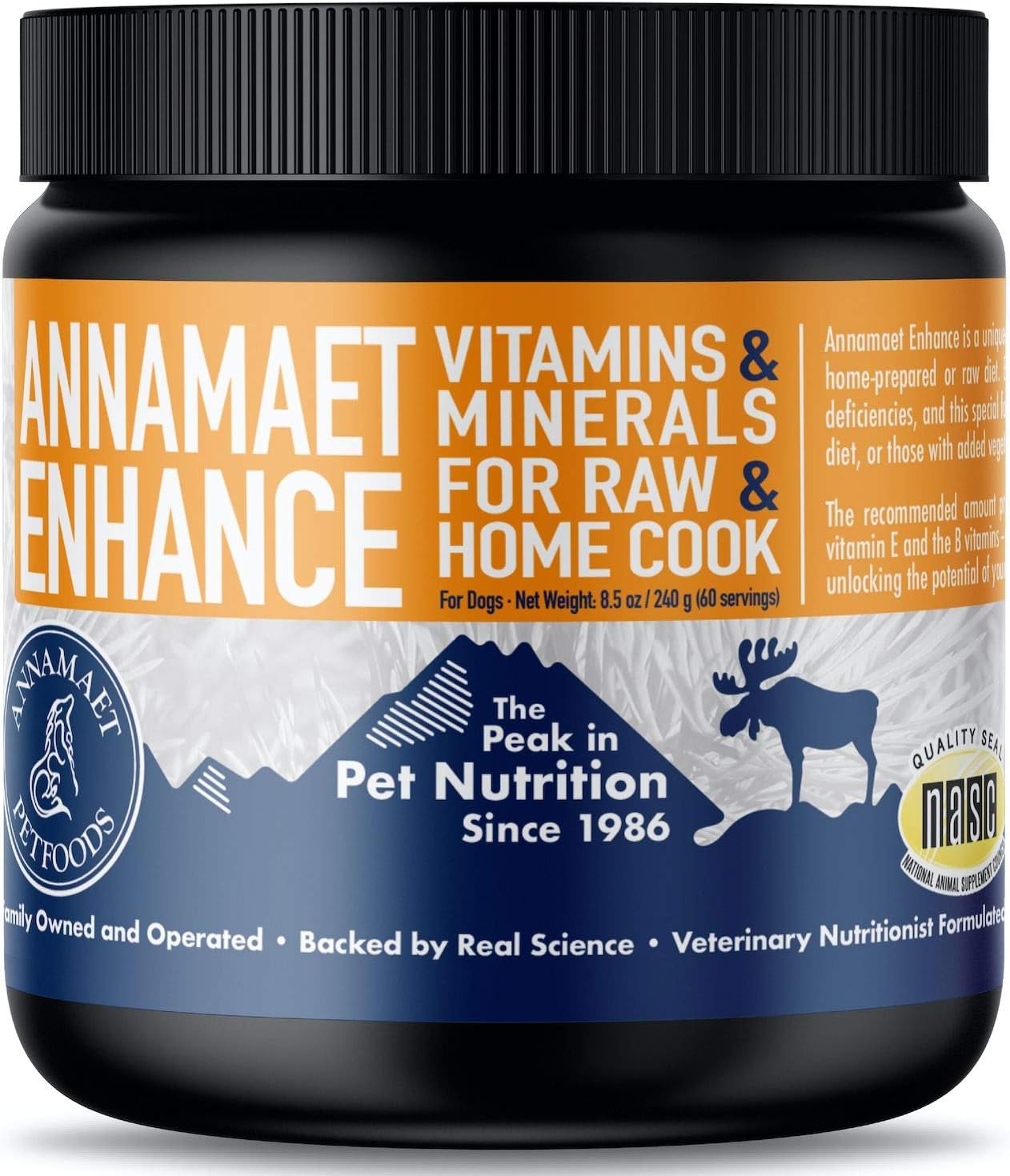 Annamaet Enhance Vitamin and Mineral Supplement for Dogs