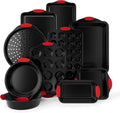 Country Kitchen Nonstick Stackable Bakeware Set - Space Saving 10 Pc