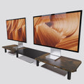 43.7 in Extra Long Dual Monitor Stand Riser - Stable Desk Riser