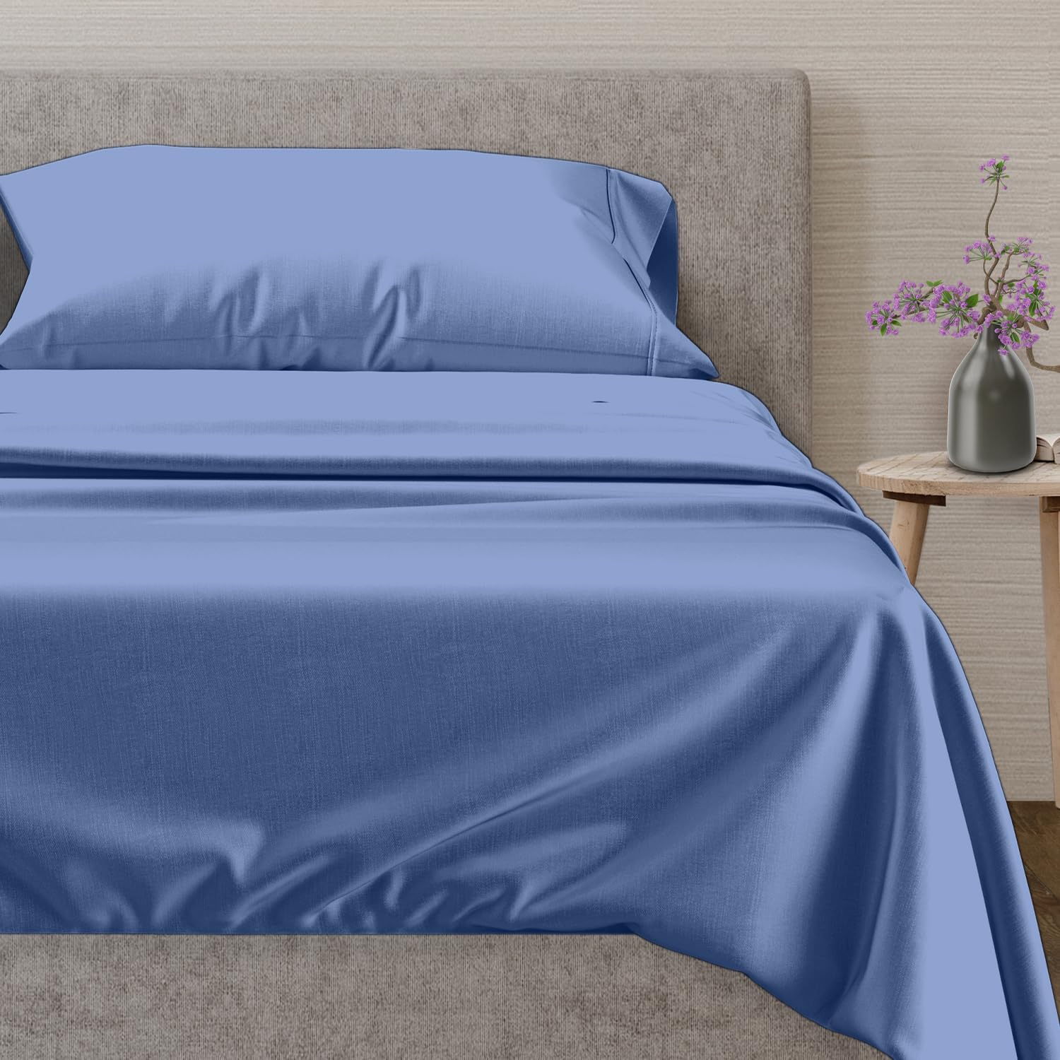 Luxury Egyptian Cotton Twin XL Sheets Set - 600 Thread Count