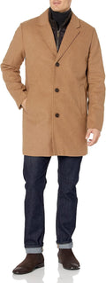 DOCKERS Henry Wool Blend Top Coat - Tailored Warmth and Smart Storage
