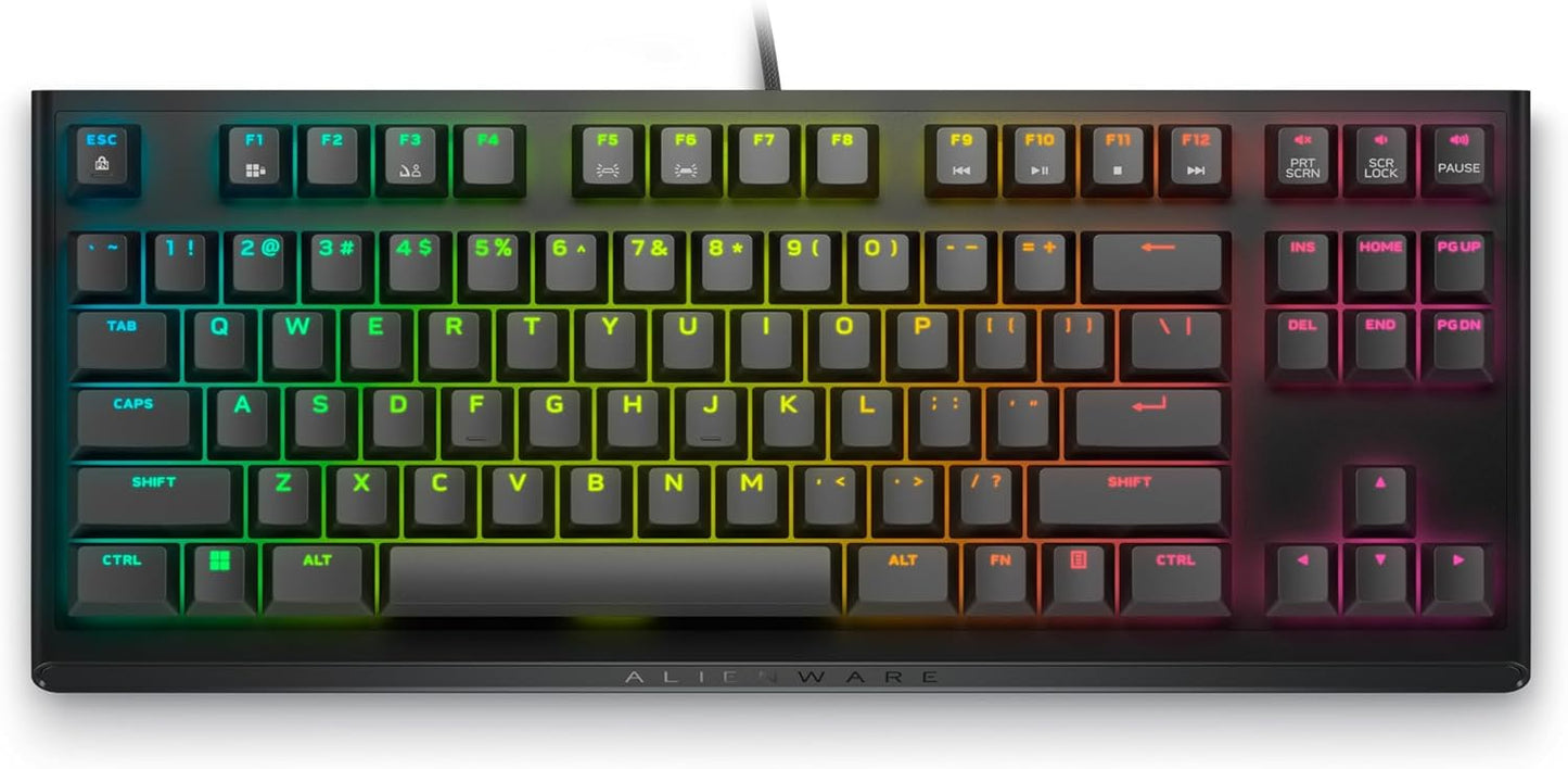 Alienware Tenkeyless Gaming Keyboard - AW420K for Gamers