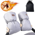 Orzbow Faux Sheepskin Stroller Gloves - Extra Warm Waterproof Mittens