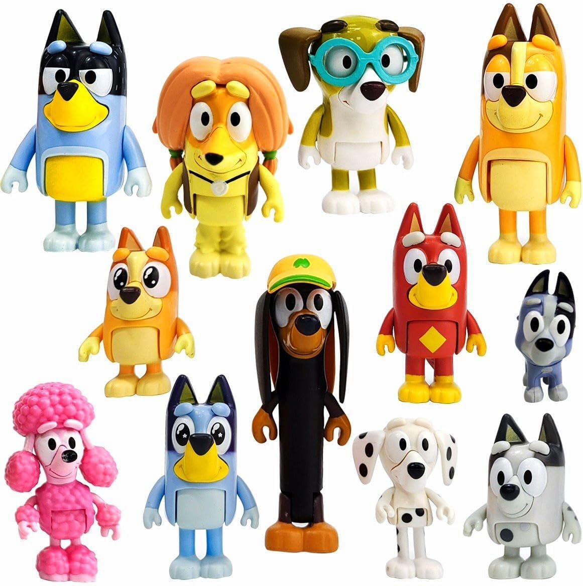 12 PCS Wolves Figures Toys Playset for Imaginative Adventures