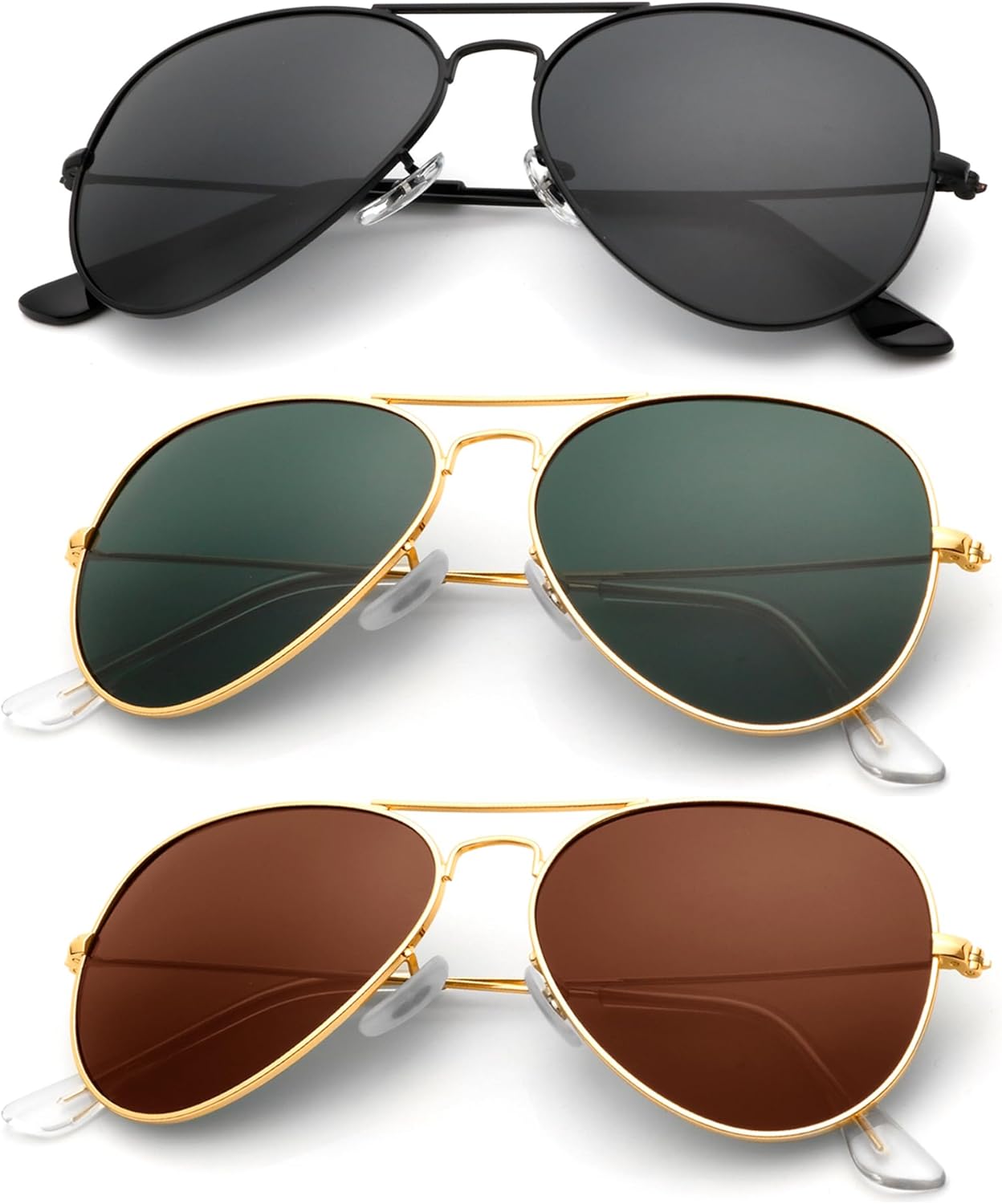 KALIYADI Classic Aviator Sunglasses for Men and Women Driving