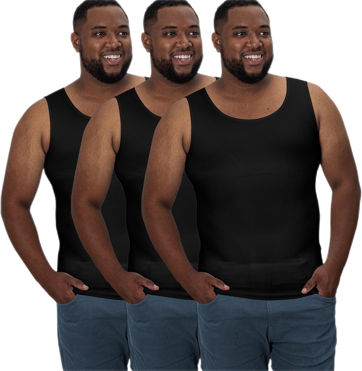 QORE LOGIQ Compression Shirts for Men - Slimming Tummy Control