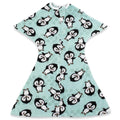 Zipadee-Zip Medium Fleece Transition Swaddle - Perfect Penguin