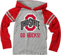 Youth Striped Jersey Hoodie for Boys - Lightweight Cotton Blend