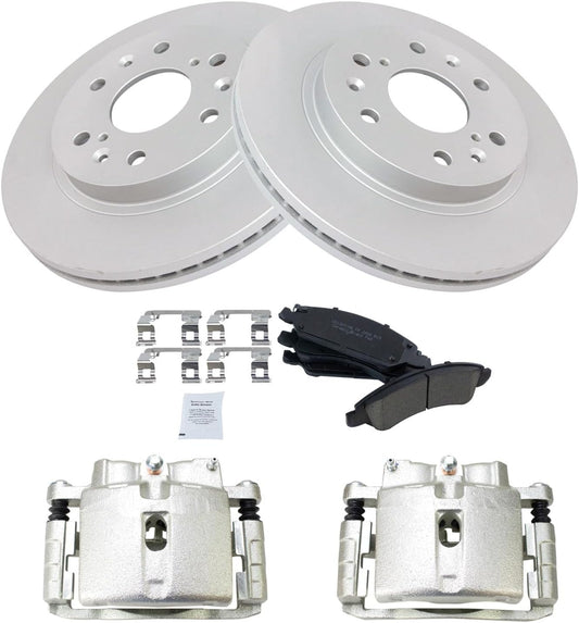 TRQ Front Brake Pad & Rotor Kit for 2007 Chevrolet Silverado