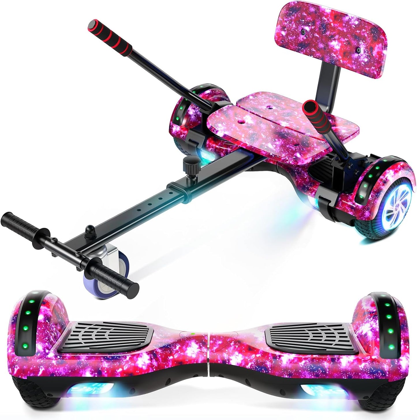 Self Balancing Scooter with Seat Attachment for Kids & Adults