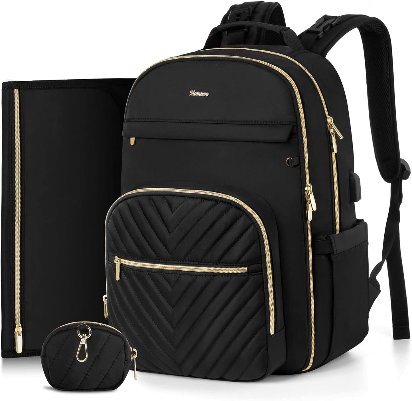 MOMUVO Diaper Bag Backpack: Stylish, Functional & Versatile