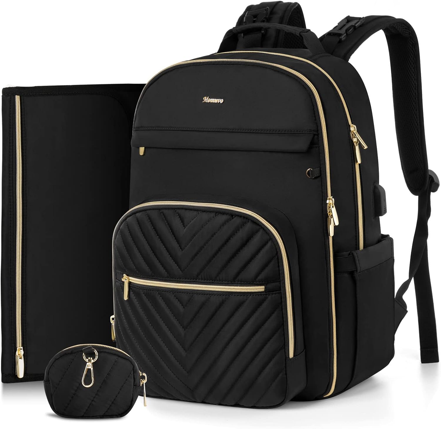 MOMUVO Diaper Bag Backpack: Stylish, Functional & Versatile