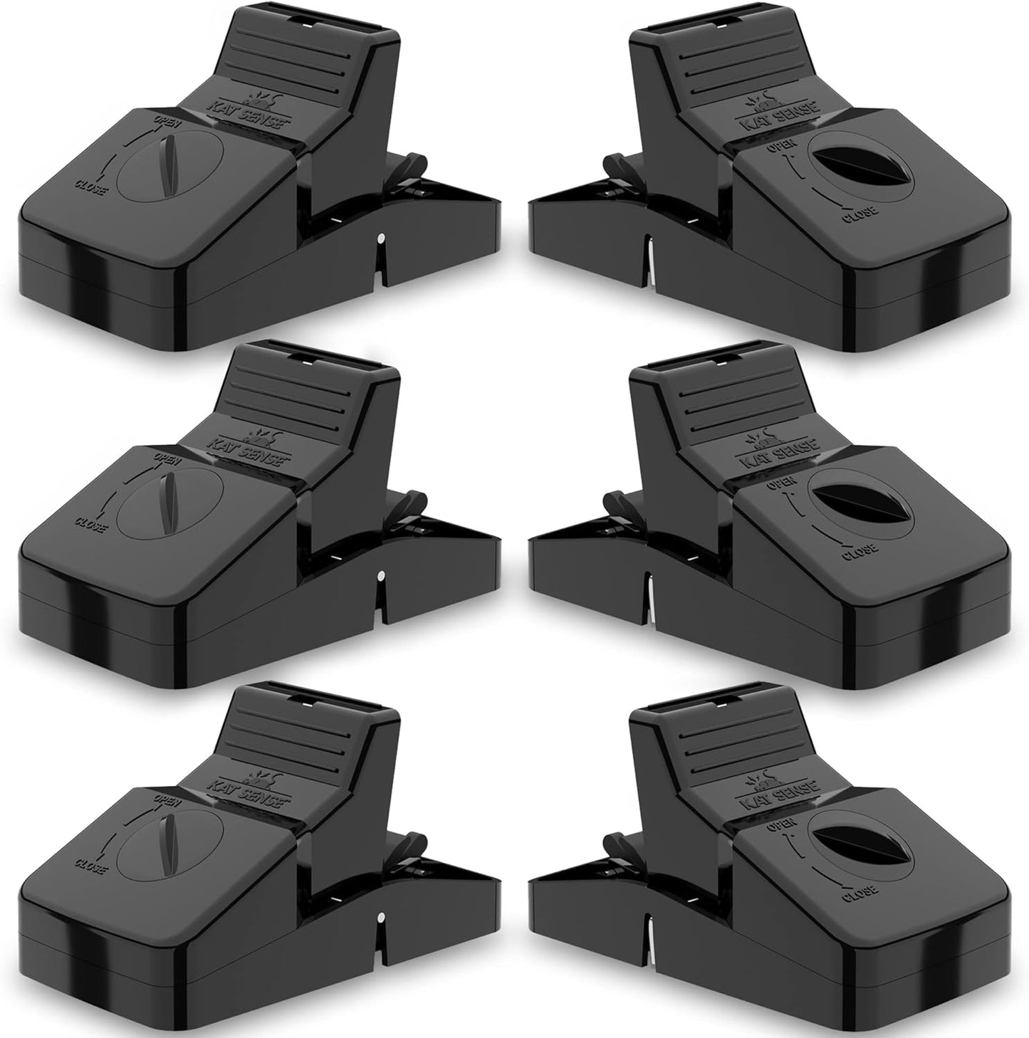 6-Pack Kat Sense Rat Traps: Ultimate Rodent Control