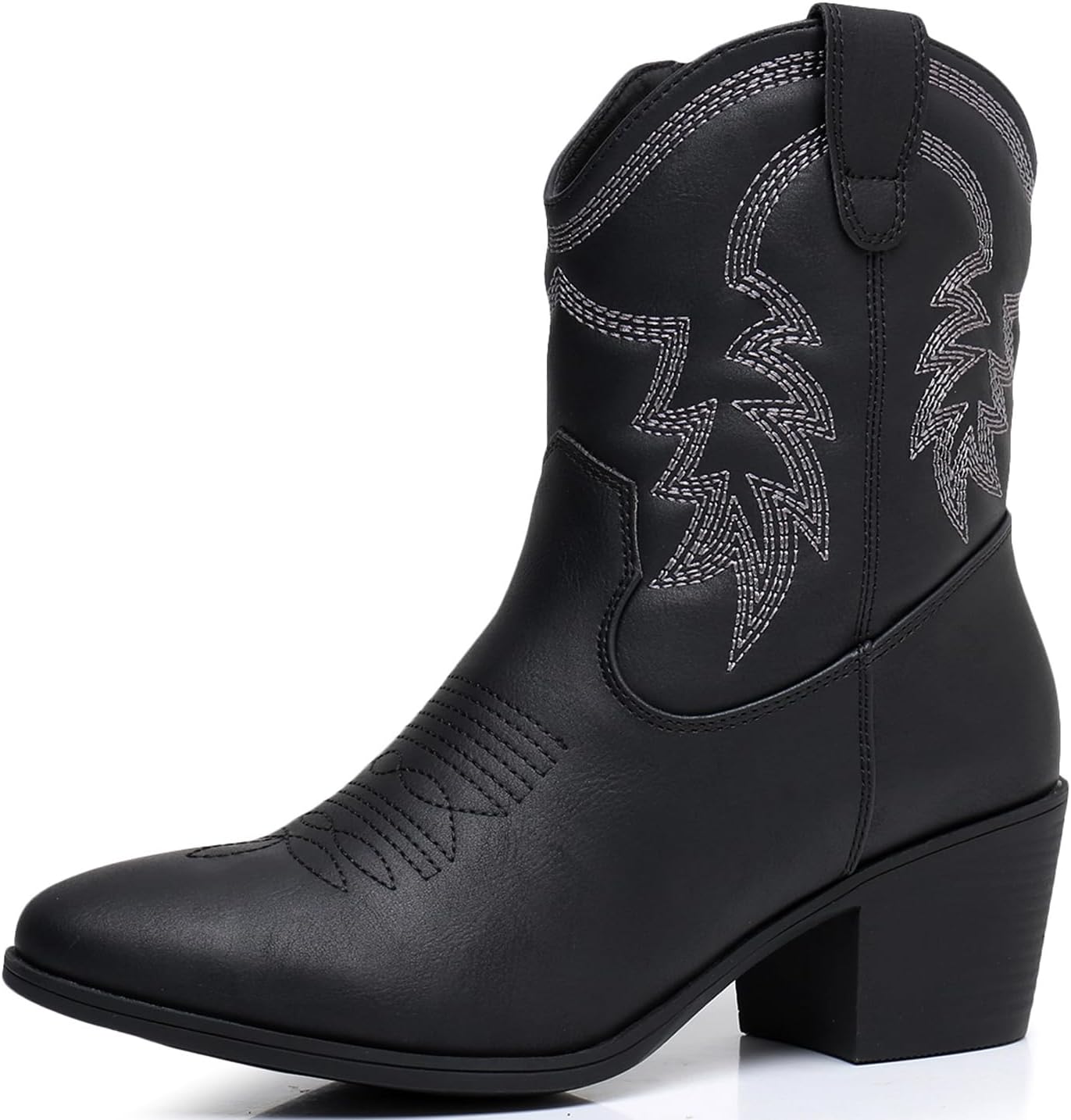 GLOBALWIN Women's Mid Calf Cowboy Boots for Fashionable Cowgirls