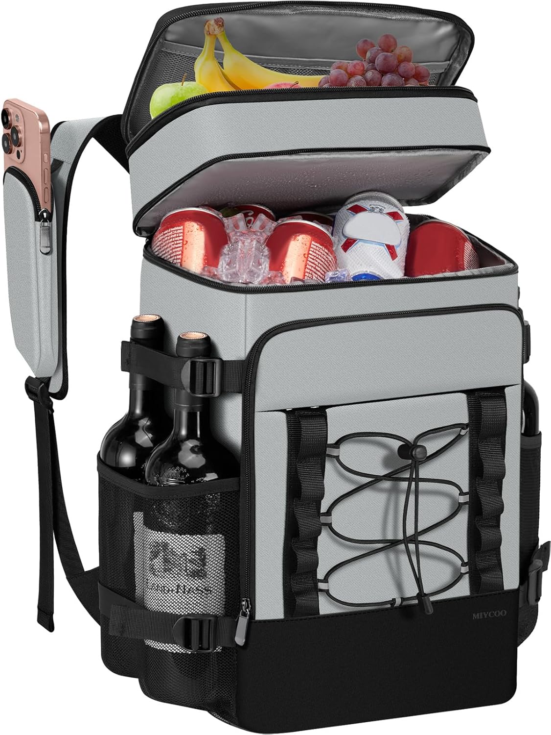 Cooler Backpack for 40 Cans - Insulated & Leakproof Design