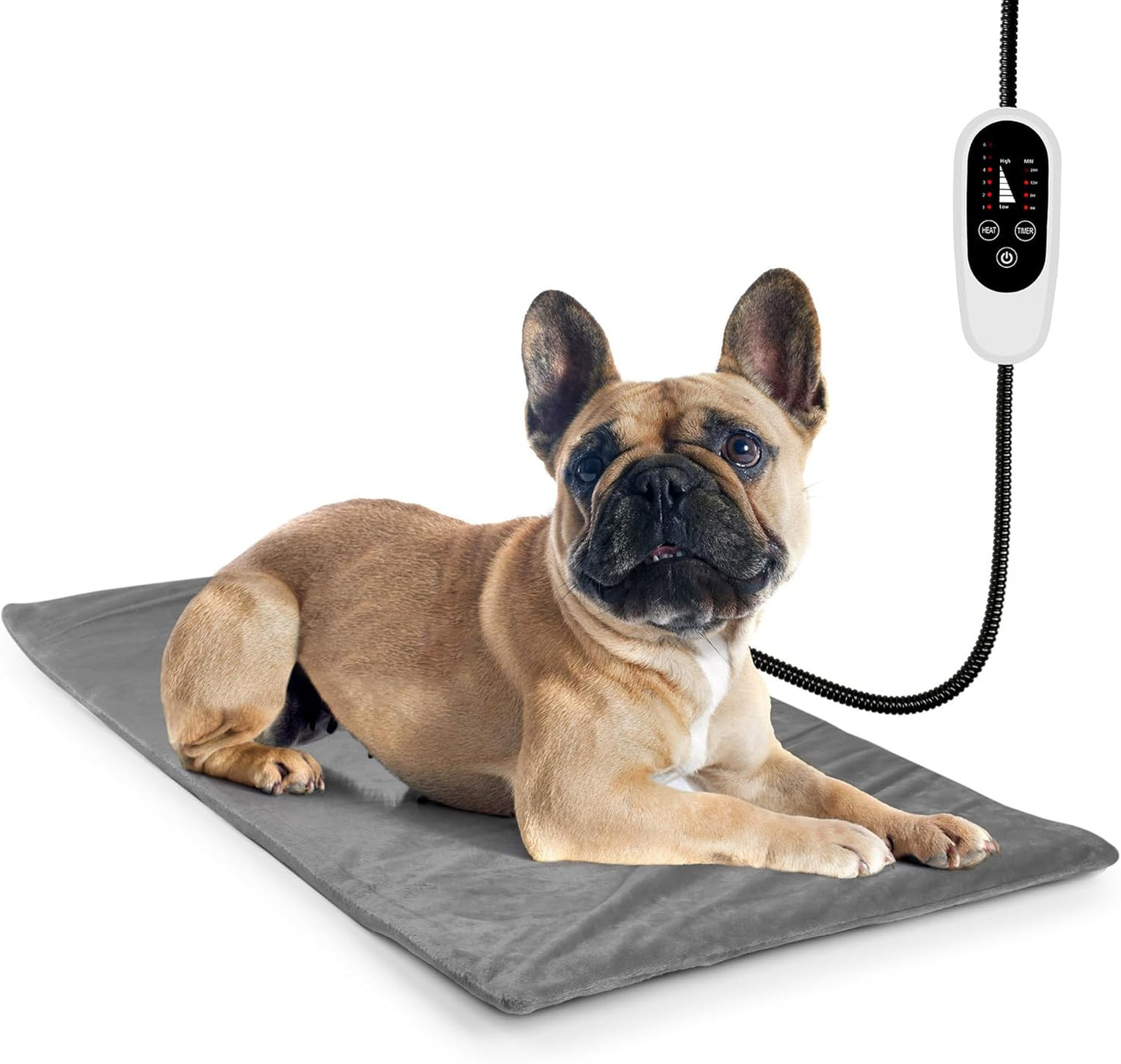 NICREW Dog Heating Pad for Senior Pets with Adjustable Temp