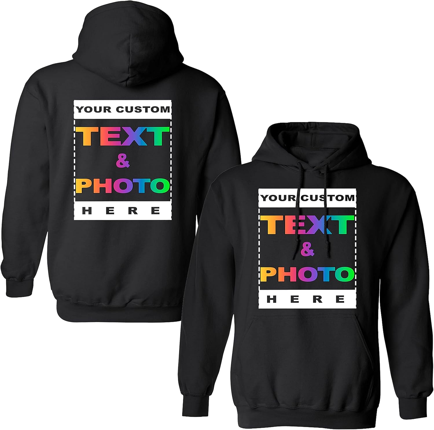 Personalized Image Custom Hoodie - Add Your Own Style!