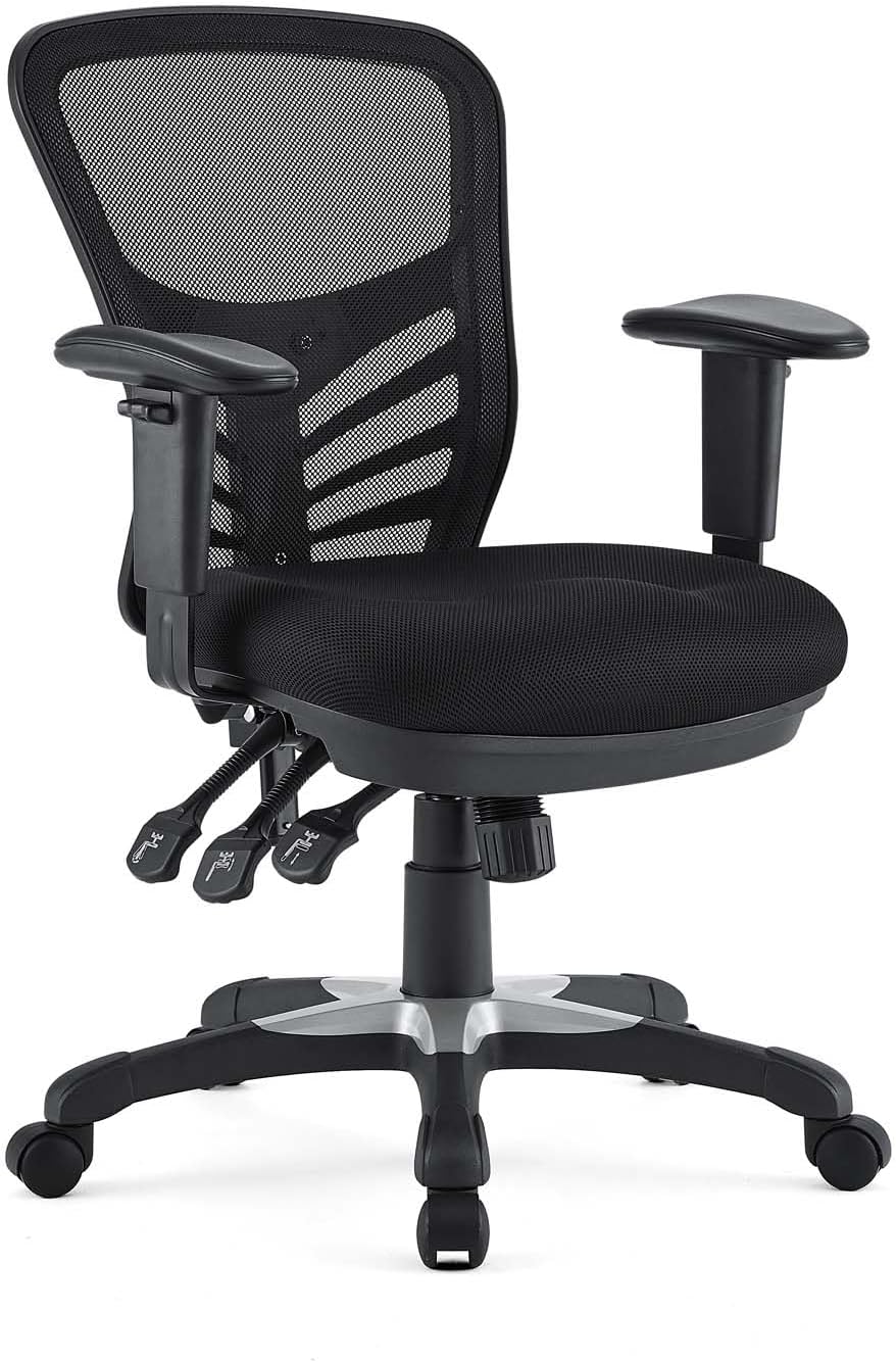 Modway Ergonomic Mesh Office Chair - Black