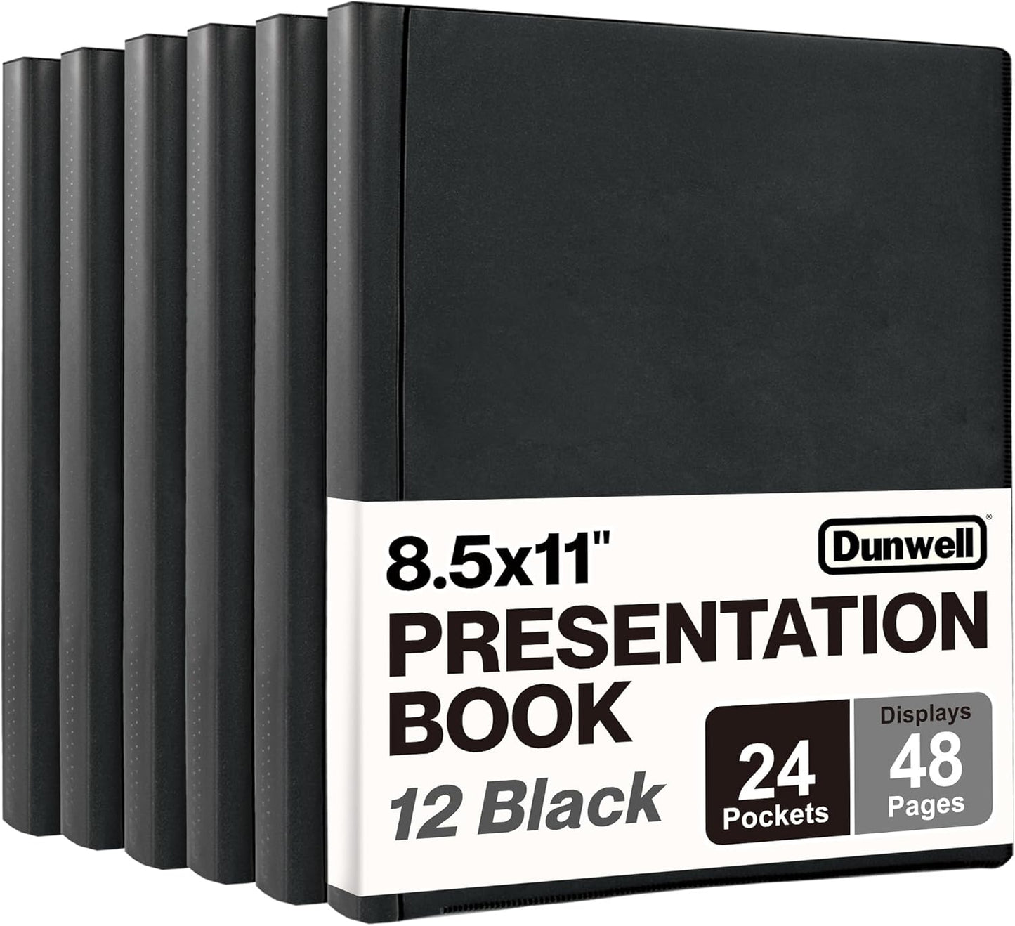Dunwell Presentation Binder 24-Pocket for Documents and Projects