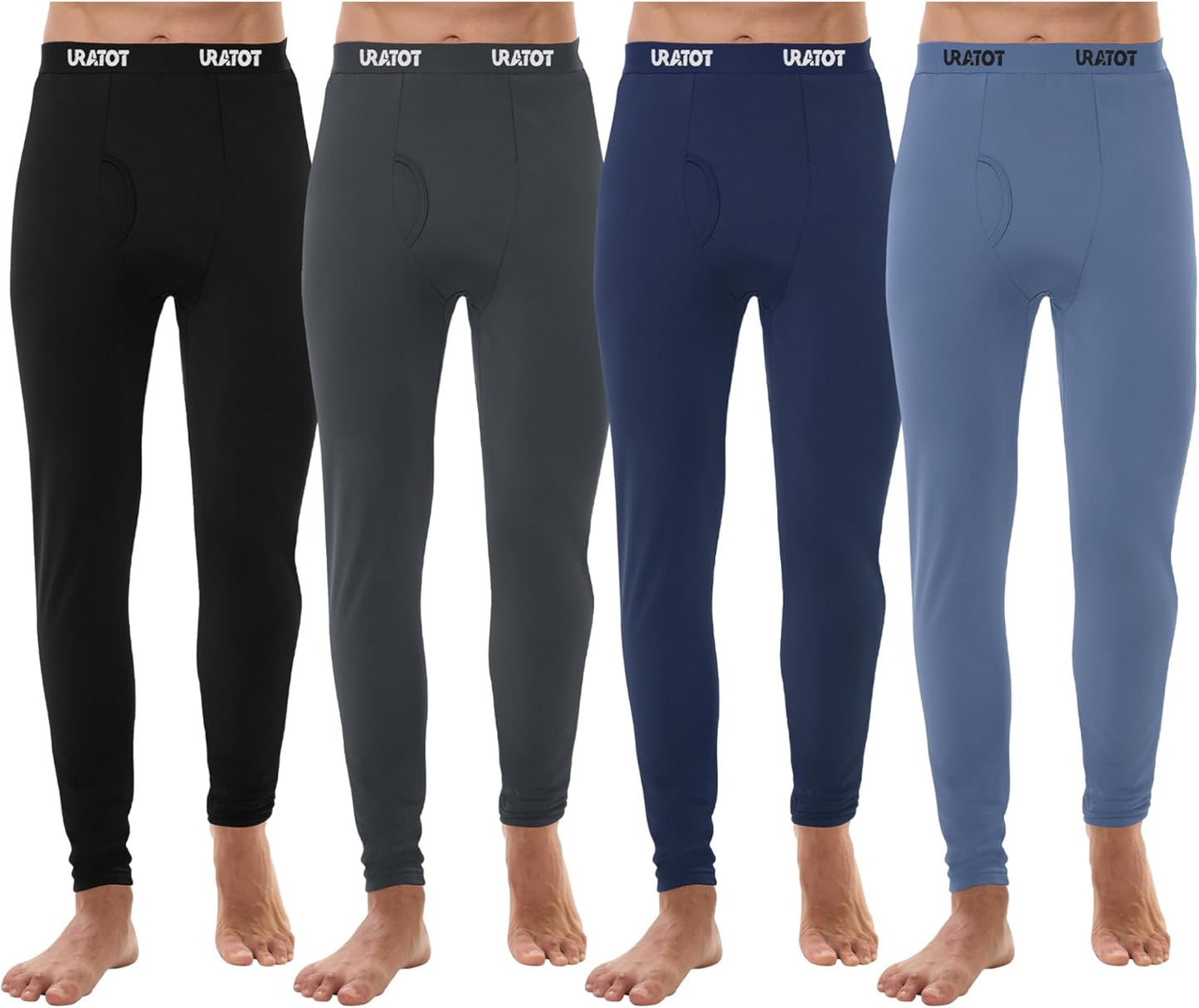 URATOT Men's Thermal Underwear Bottoms for Cold Weather Comfort