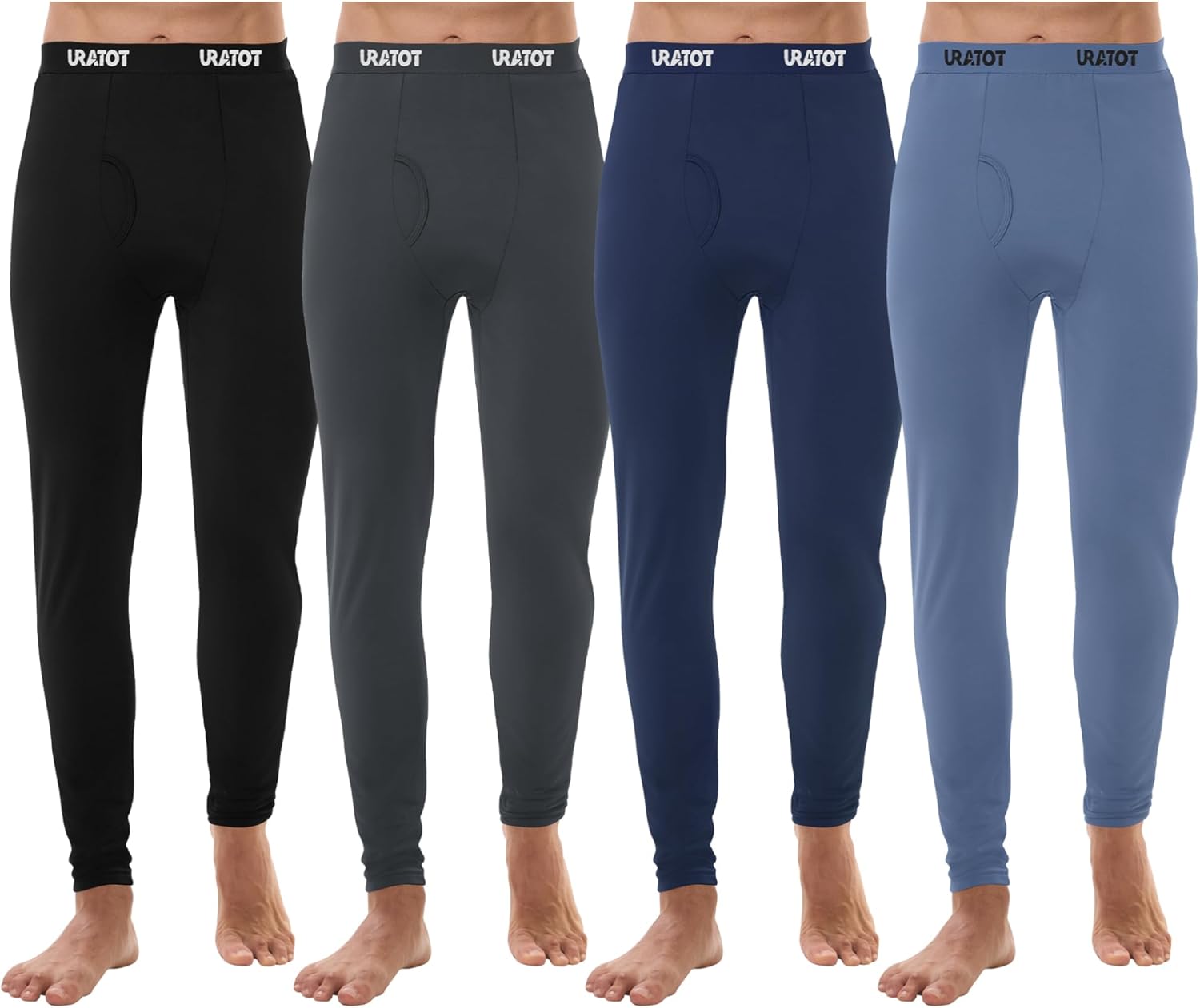 URATOT Men's Thermal Underwear Bottoms for Cold Weather Comfort