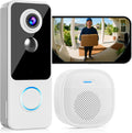 Doorbell Camera Wireless 2K FHD Head-to-Toe Video - 2025 Model