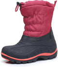 Waterproof Insulated Winter Snow Boots for Kids with Zipper