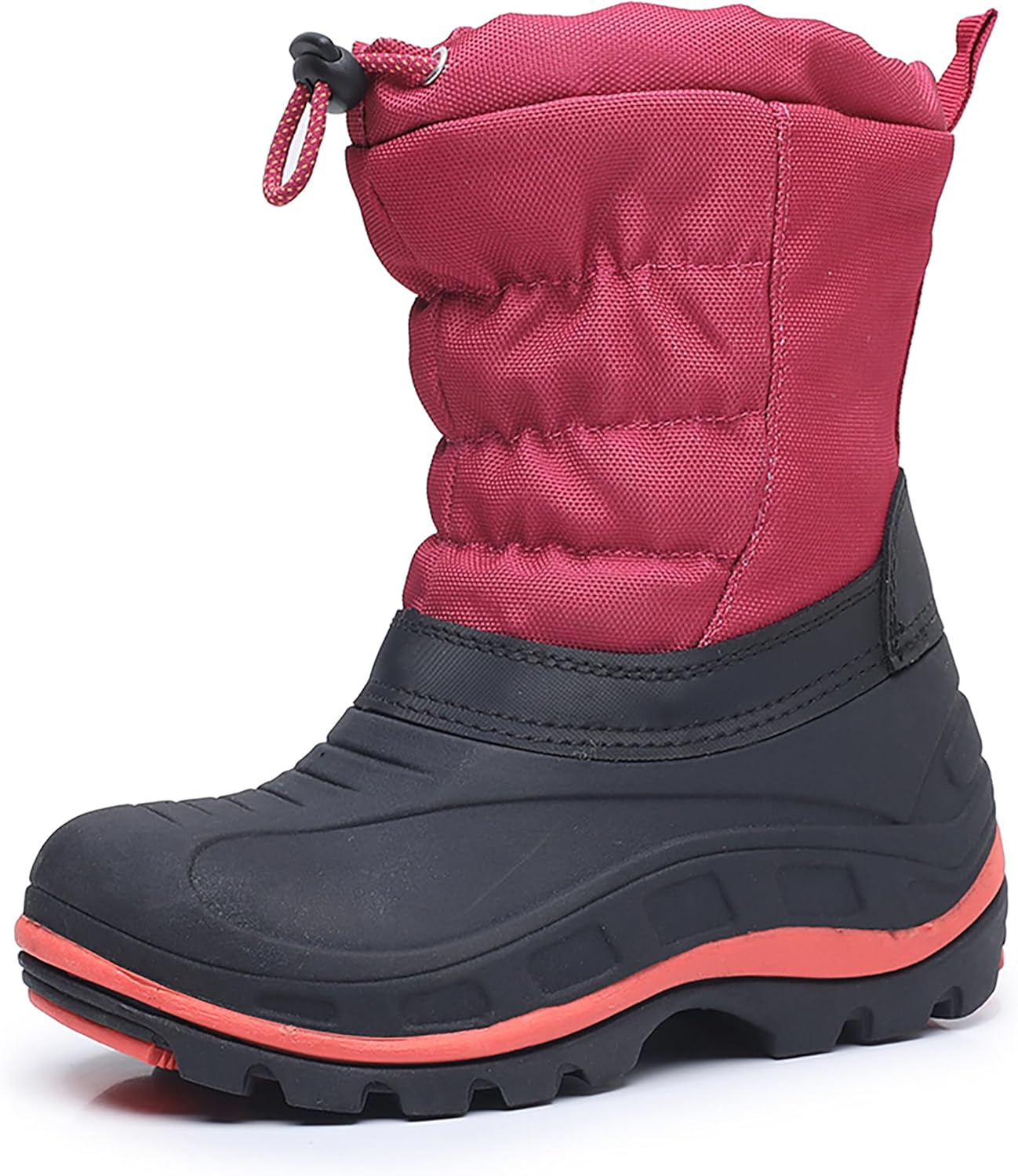 Waterproof Insulated Winter Snow Boots for Kids with Zipper
