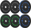 2 Inch Bumper Plate Set for Home Gym Weightlifting and Fitness