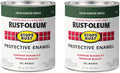 Rust-Oleum Stops Rust Brush On Paint Quart Satin Hunter Green
