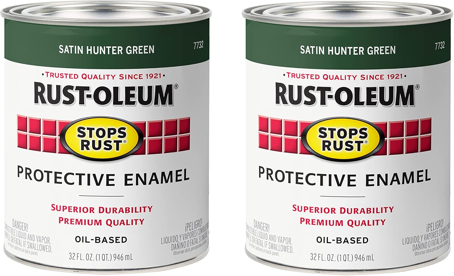 Rust-Oleum Stops Rust Brush On Paint in Satin Hunter Green