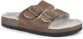 WHITE MOUNTAIN Helga Flat Sandal - Comfortable Suede Slide