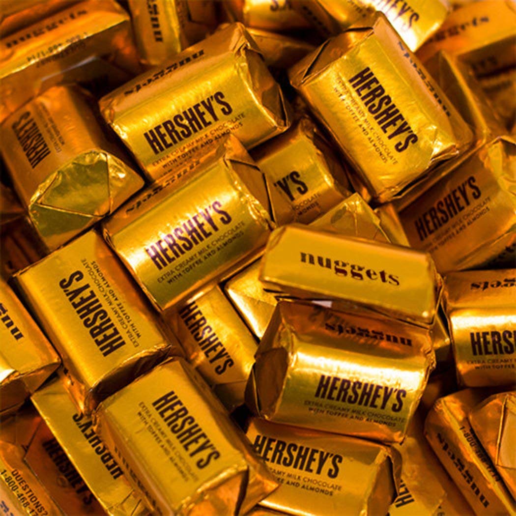 Hershey's Gold Nuggets Extra Creamy Milk Chocolate Toffee Treats