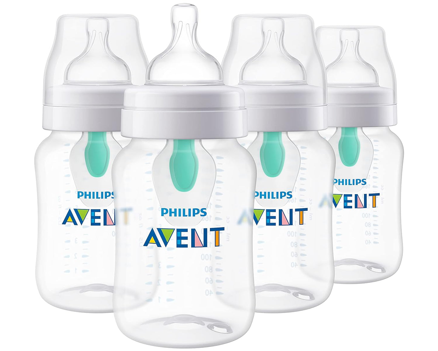 Philips Avent Anti-Colic Baby Bottle 4-Pack - Colic Relief!