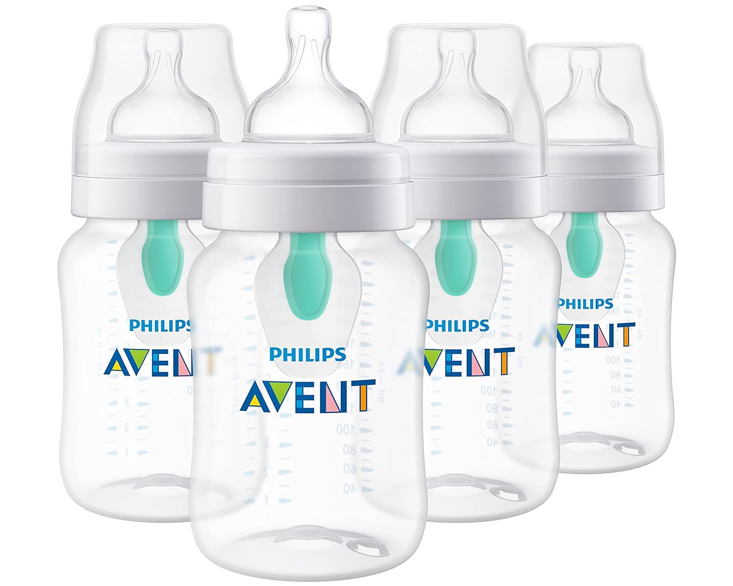 Philips Avent Anti-Colic Baby Bottle 4-Pack - Colic Relief!