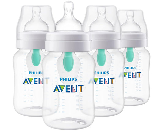 Philips Avent Anti-Colic Baby Bottle 4-Pack - Colic Relief!