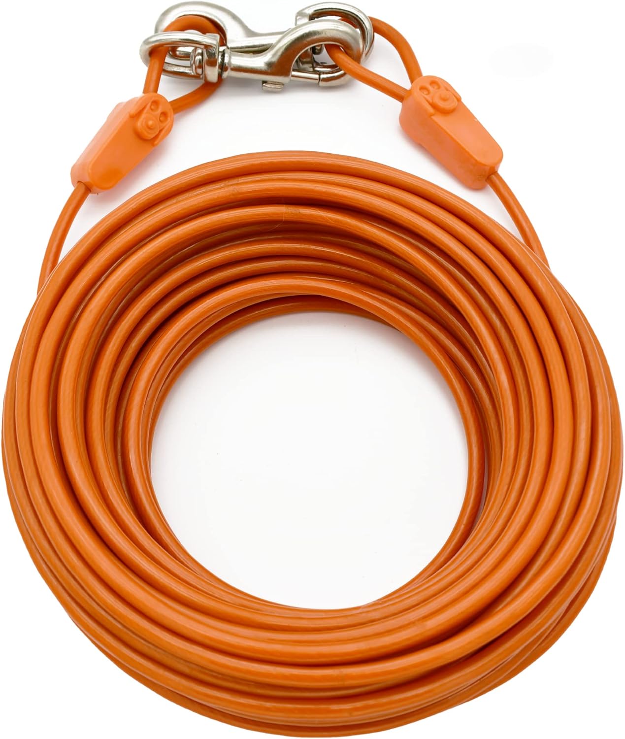 IntelliLeash 70FT Tie-Out Cables for Large Dogs - Durable & Safe
