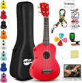 Soprano Ukulele Beginner Kit for Kids and Adults - 21 Inch