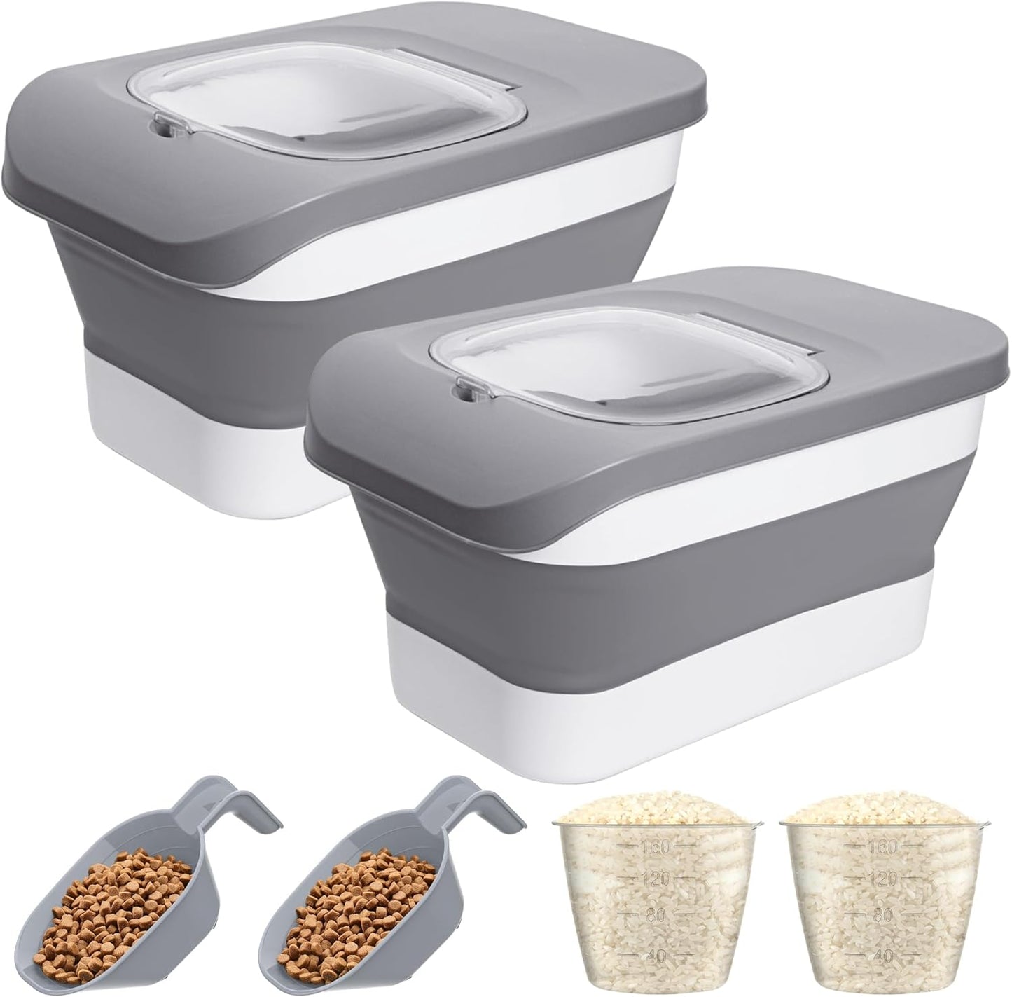 10-26 LBS Dog Food Storage Container for Fresh Pet Food