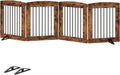 Indoor Dog Gate 4-Panel Freestanding Pet Gate - Stable Divider