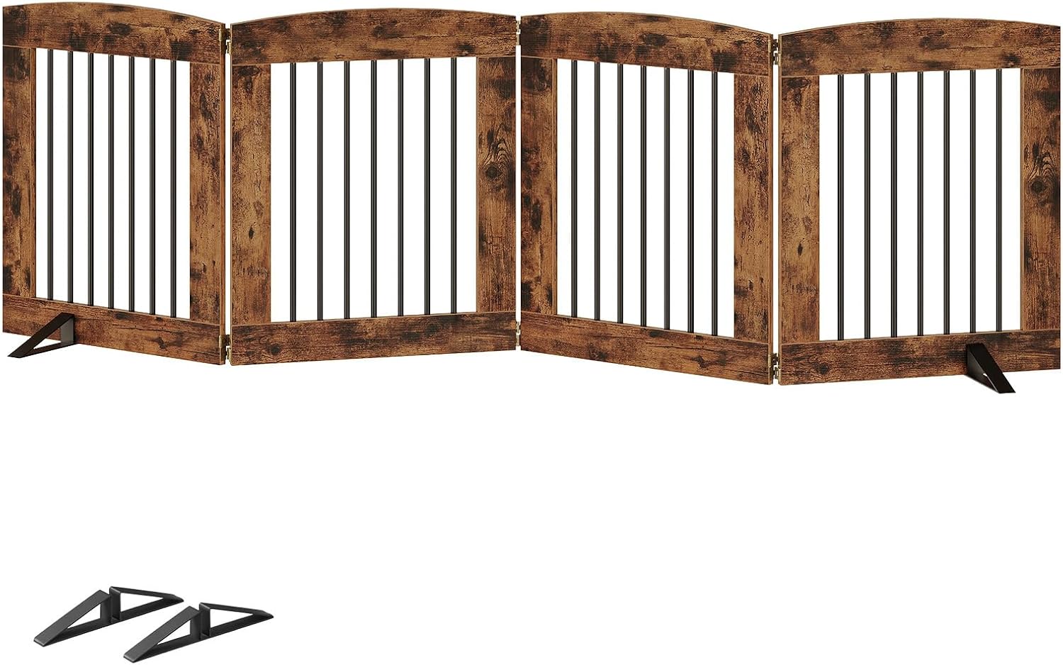 HOOBRO Indoor Dog Gate with Support Feet for Easy Access