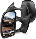 Towing Mirrors For 99-07 Ford Super Duty Telescopic Pair - Manual