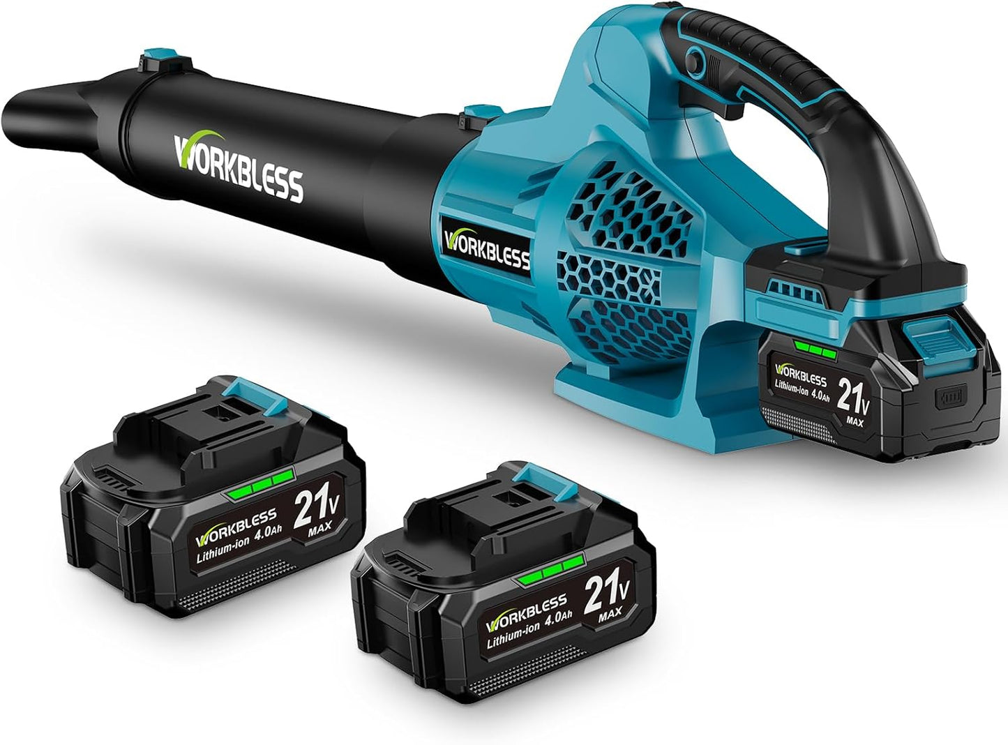 Powerful Cordless Leaf Blower for Lawn Care and Patio Cleaning