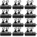 Roowest 12 Pack Christmas Village Spot Lights - Mini LED Display