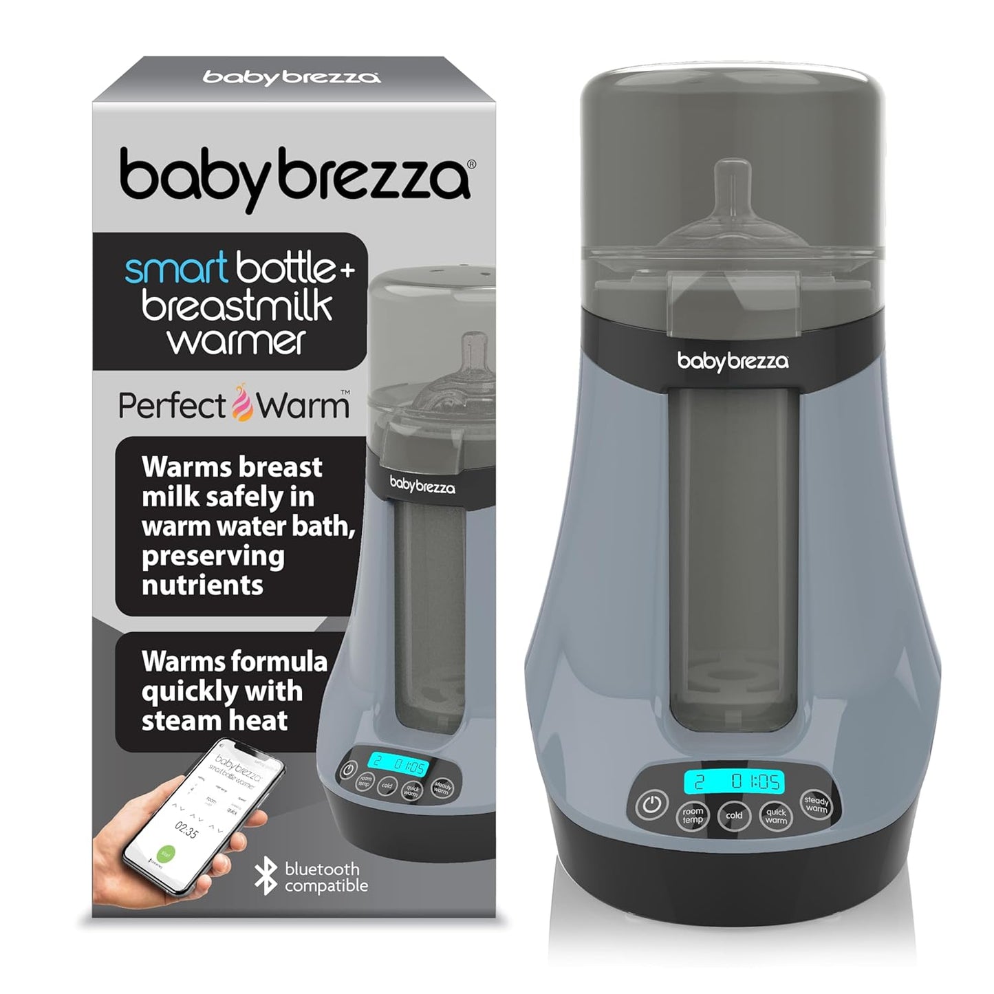Baby Brezza Fast Baby Bottle Warmer with Smart Technology