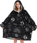Fiosnow Oversized Sun & Moon Blanket Hoodie - Cozy Warmth!